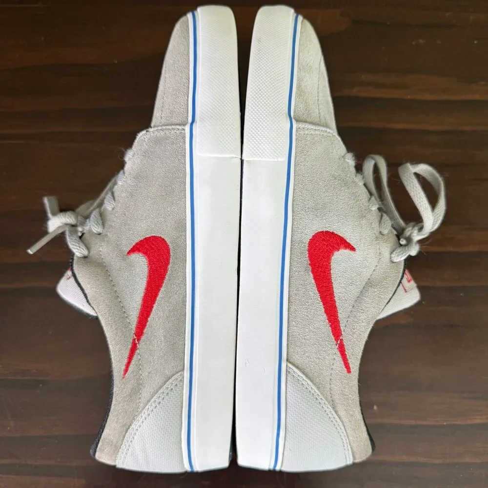 Nike Satire Armory Slate Suede SB Shoes Youth Boys Size 6 Gray Women 7.5